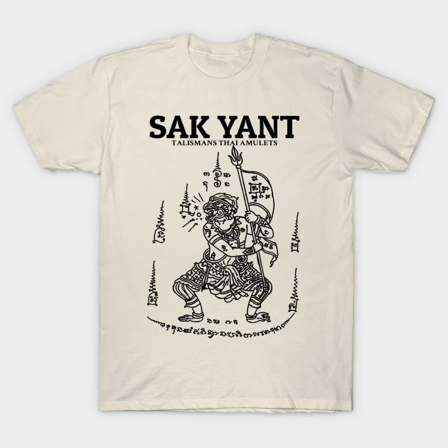 Sak Yant Muay Thai Tattoo T-Shirt by KewaleeTee